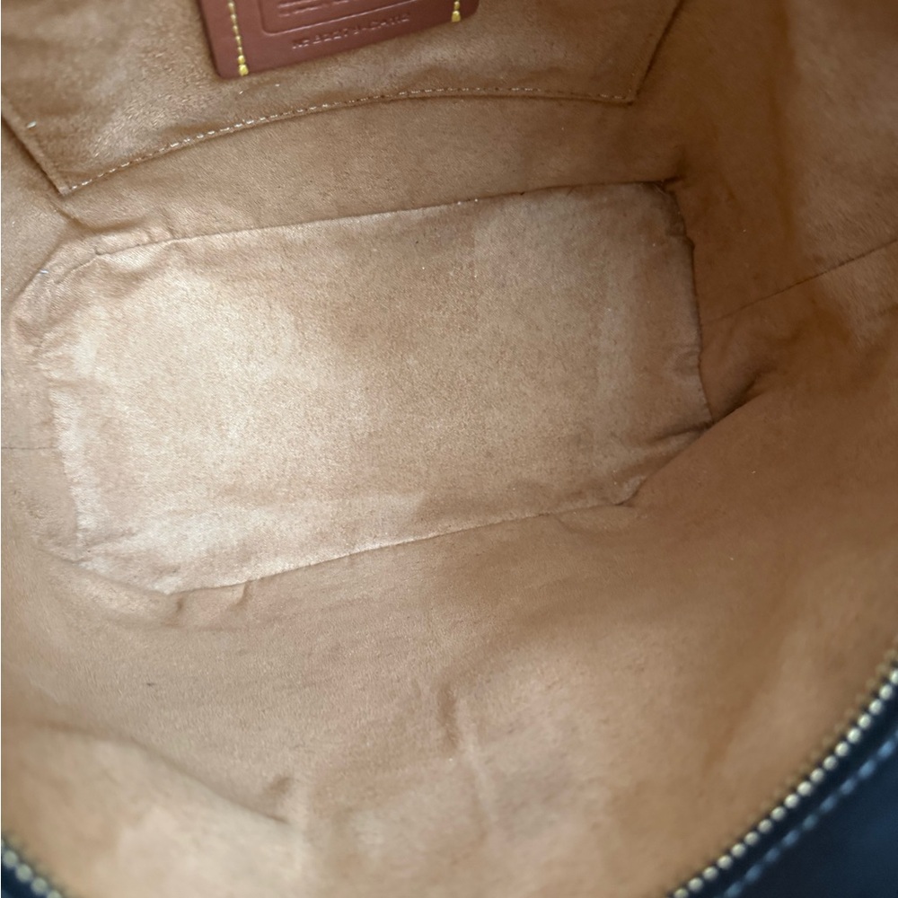 Coach Tali Black Shoulder Bucket Bag with Gold Accent - Picture 6 of 7
